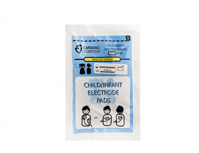 Jeu de 2 électrodes pédiatriques pour Cardiac Science G3