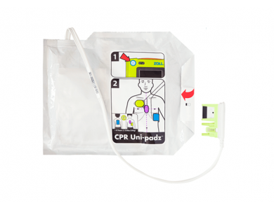 Jeu de 2 électrodes universelles CPR Uni-Padz pour Zoll AED 3
