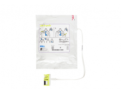 Jeu de 2 électrodes CPR-D-PADZ adultes pour Zoll AED Plus et AED Pro