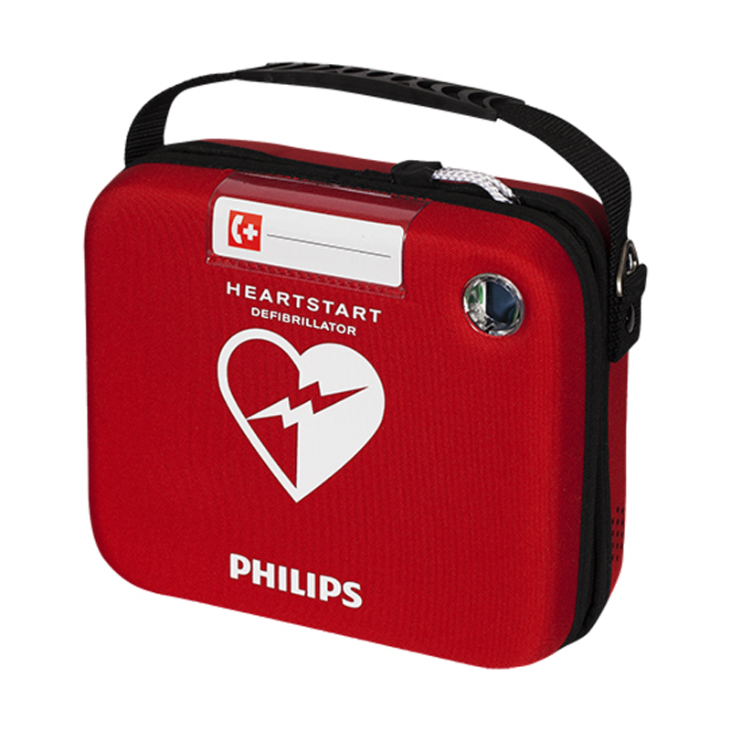 Mallette de transport extra-plate pour défibrillateur Philips HS1