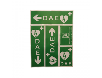 Pack signalétique adhésive pour DAE