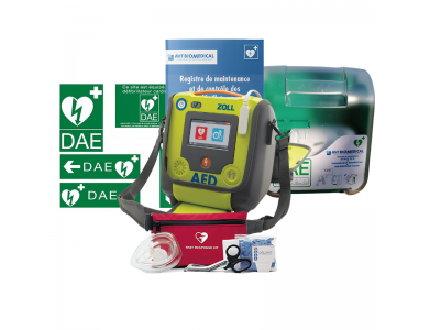 Pack défibrillateur automatique Zoll AED 3 Intérieur Sécurisé