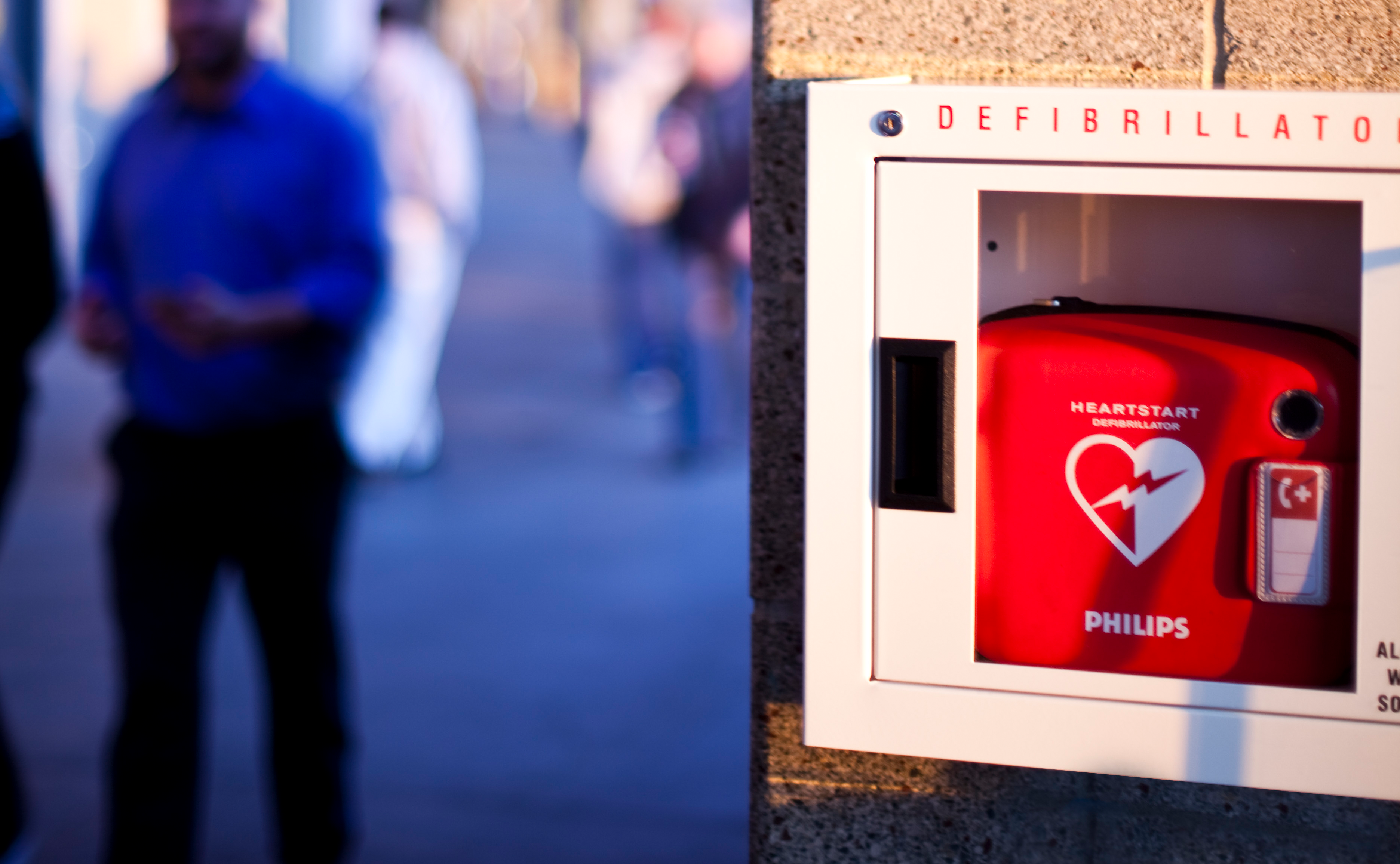 Défibrillateur installé en entreprise