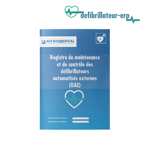 Registre de maintenance defibrillateur-erp